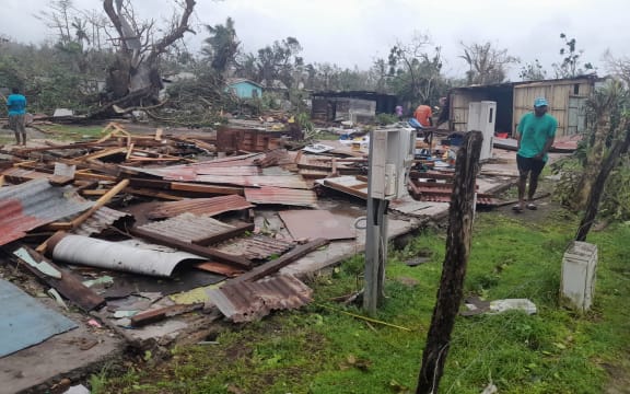 The aftermath of cyclones Judy and Kevin in Vanuatu.