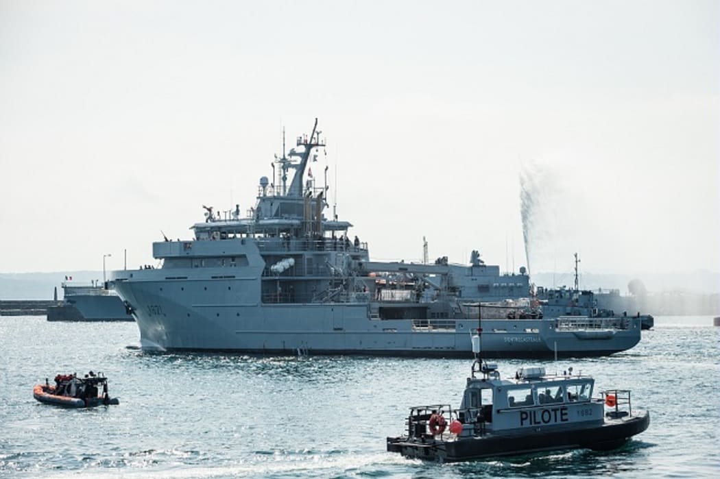 New Caledonia new lead naval vessel FS D'Entrecasteaux.