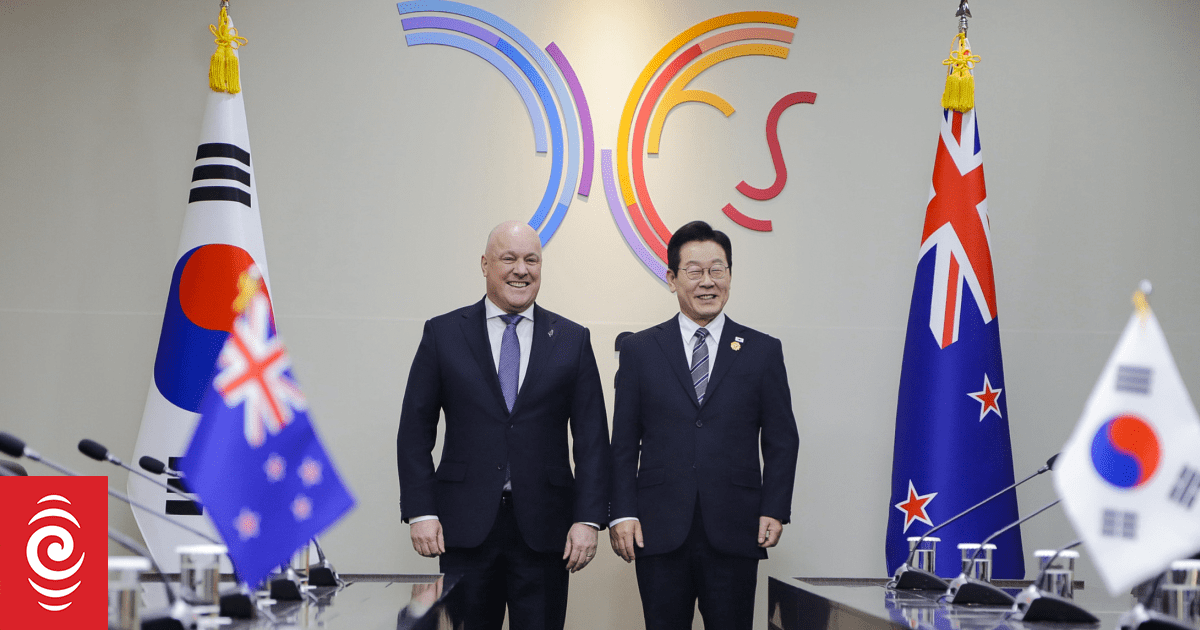 Christopher Luxon meets with South Korea President Lee Jae Myung, signs partnership