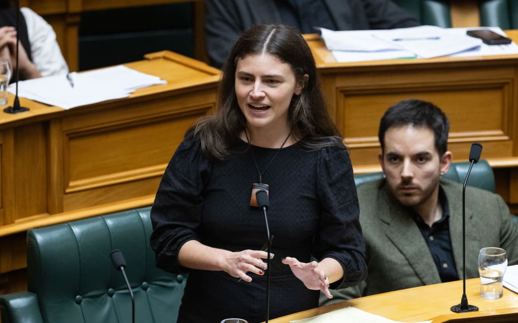 Chloe Swarbrick speaks in the debate on the Privileges Committee's majority recommendation of parliamentary suspensions for three Te Pāti Māori MPs.