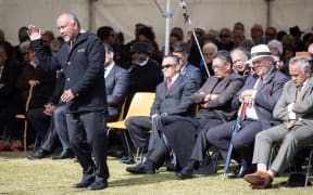 Co-leader of the Maori Party Te Ururoa Flavell at Ratana Pā.