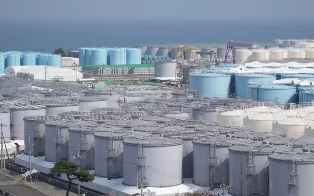 The treated radioactive water is being stored in more than 1000 tanks
