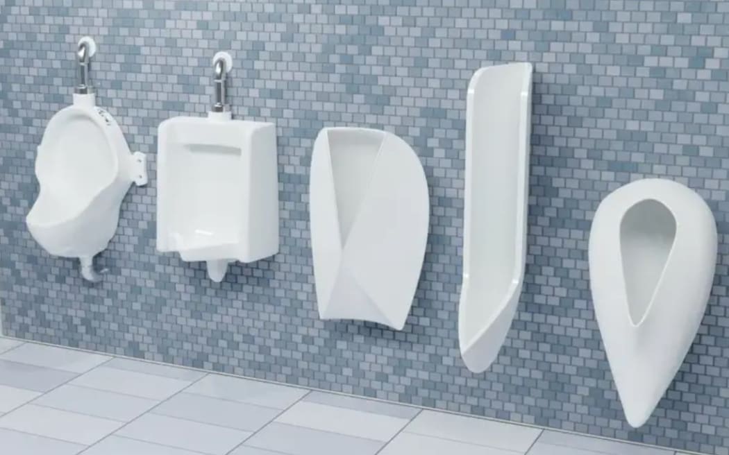 Series of urinals