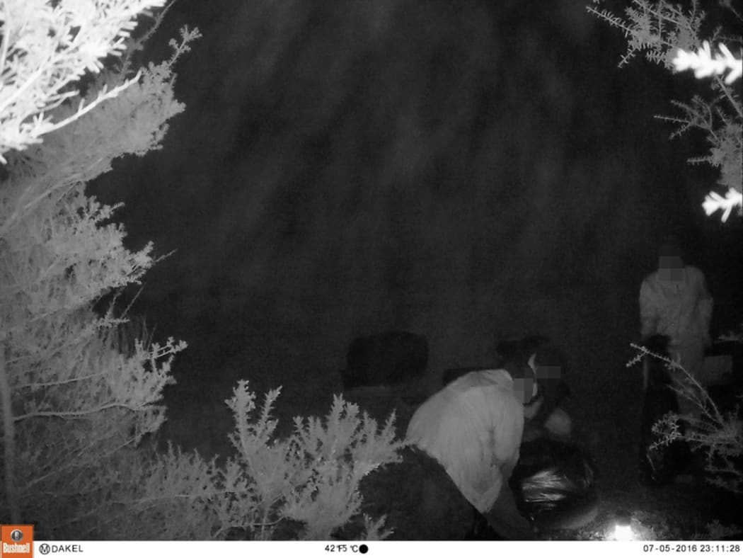 07072015 Photo: Supplied. Alleged bee thieves