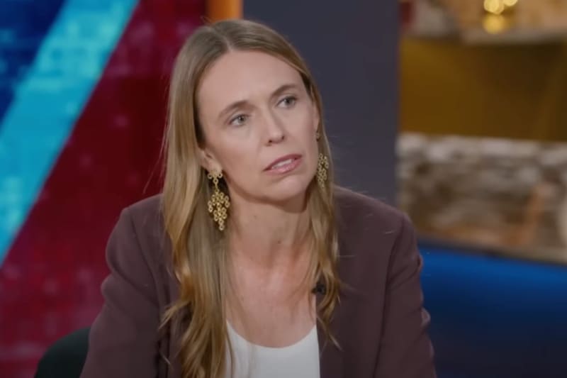 Dame Jacinda Ardern appears on The Daily Show, September, 2025.
