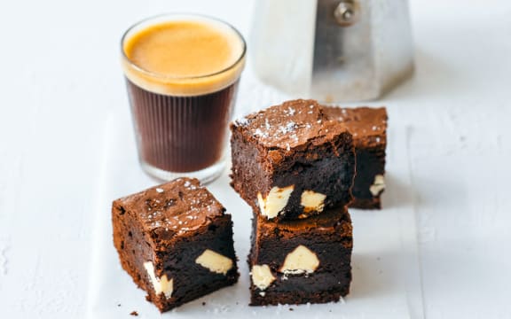 Chilli, Orange and White Chocolate Brownies