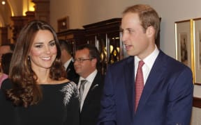 Catherine and William at Government House.