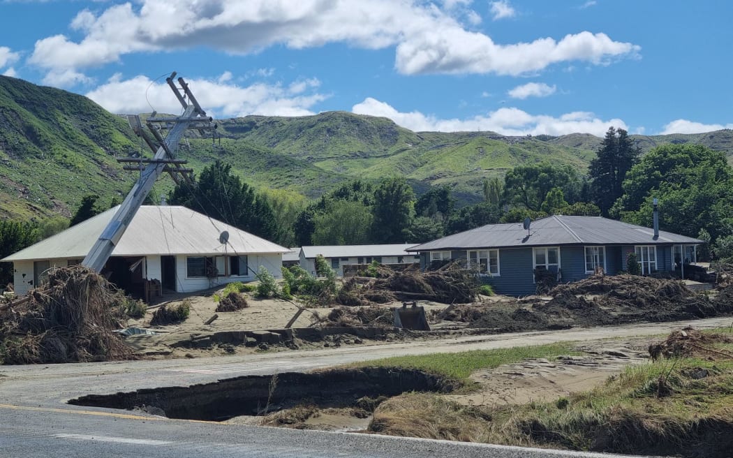 Flood damage in the Esk Valley in Hawke’s Bay.