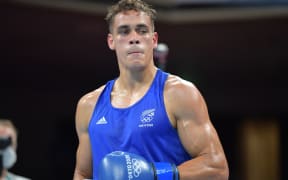 David Nyika. New Zealand. Men's Heavy (81-91kg) round of 16. Kokugikan Arena, Tokyo, Japan, Tokyo 2020 Olympic Games. Tuesday 27 July 2021. Mandatory credit Â© Steve McArthur / www.photosport.nz