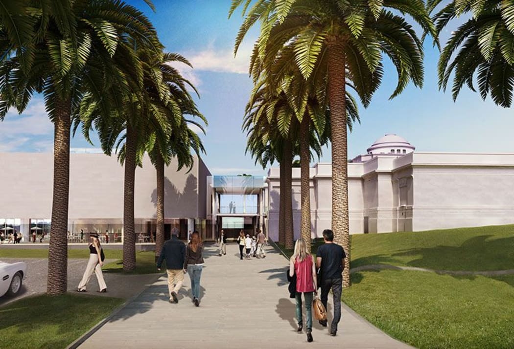 Artist impression of Sarjeant Gallery redevelopment