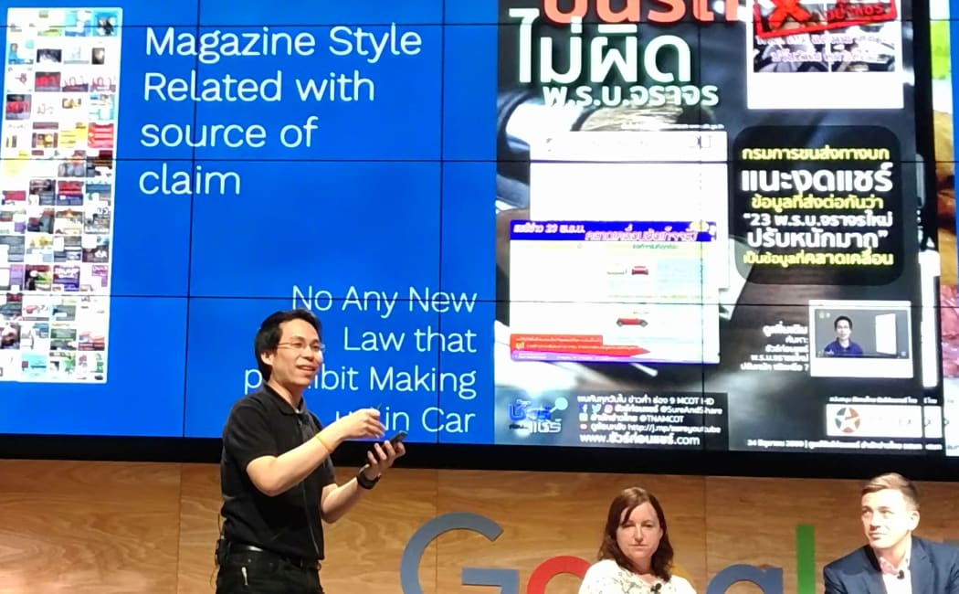 Peeropon Anutarasoat - fighting fake news in Thailand