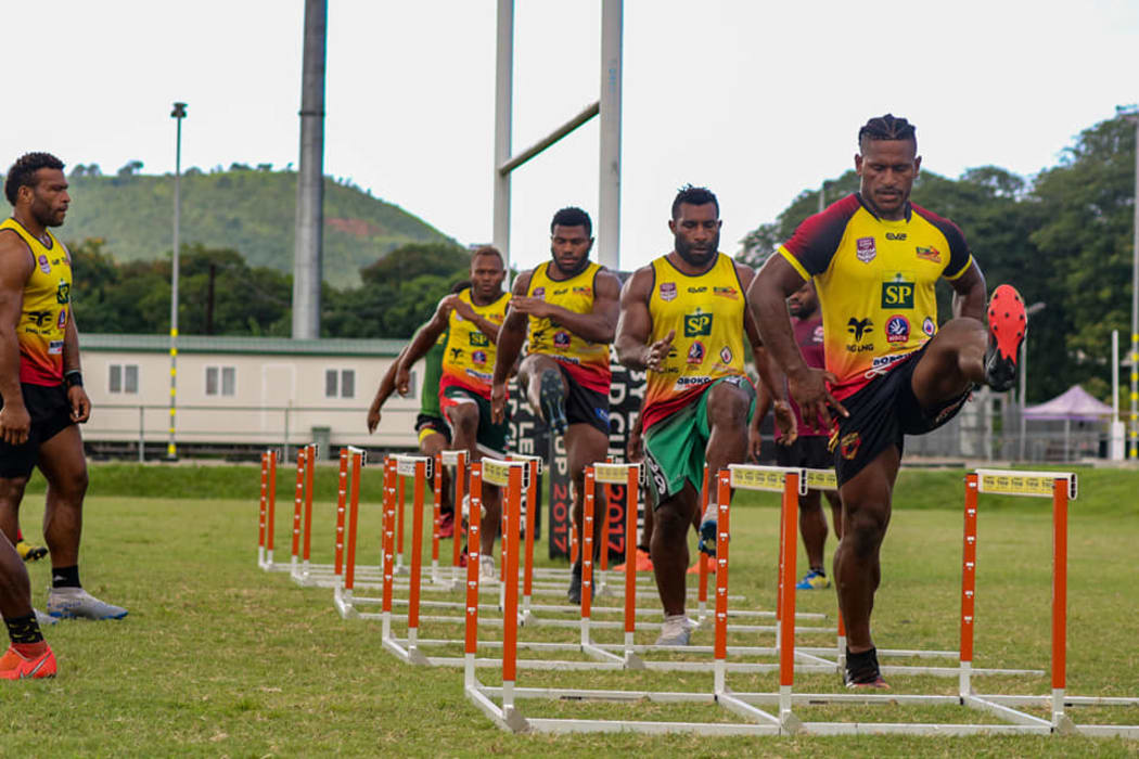 The PNG Hunters began pre-season training in December.