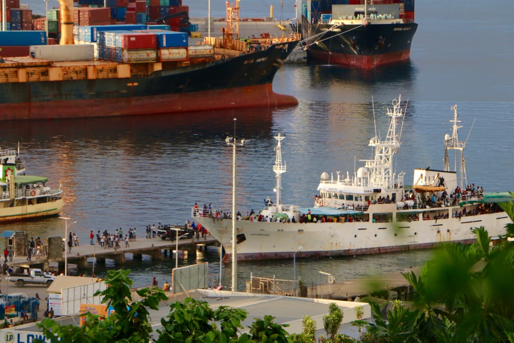 Honiara ferry, port, transport, Solomon Islands