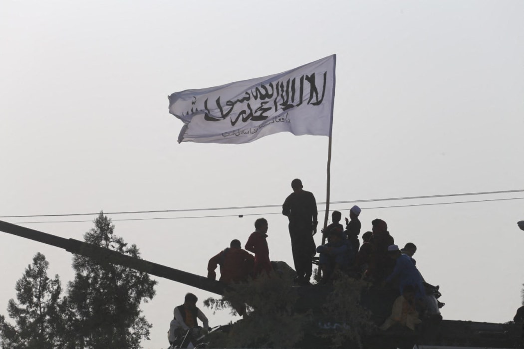 HERAT, AFGHANISTAN - AUGUST 18: Taliban patrol in Herat city after took control in Herat, Afghanistan, on August 18, 2021