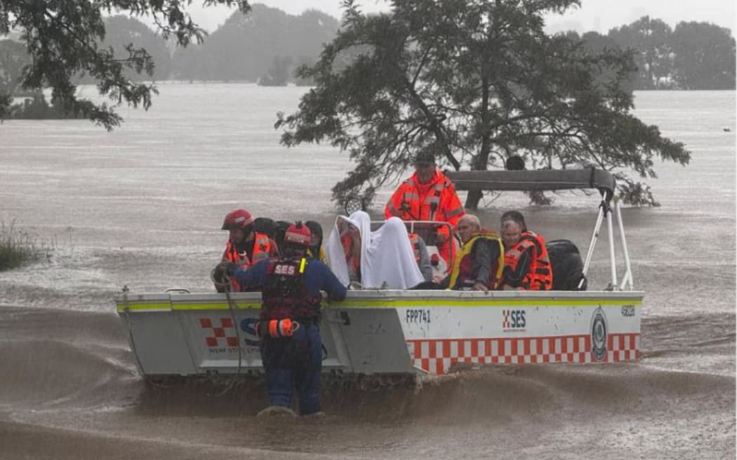 The SES is co-ordinating a massive rescue operation around Taree.