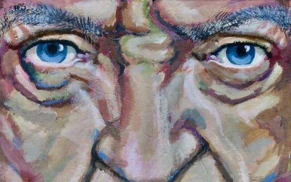 Ian Mune, self-portrait.