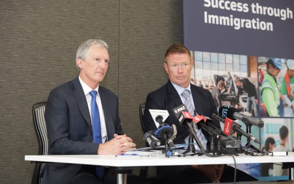 INZ assistant general manager Peter Devoy and Detective Inspector Mike Foster of Eastern District Police say there are currently 10 known victims.