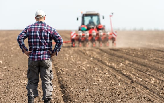 Generic shot of farmer.