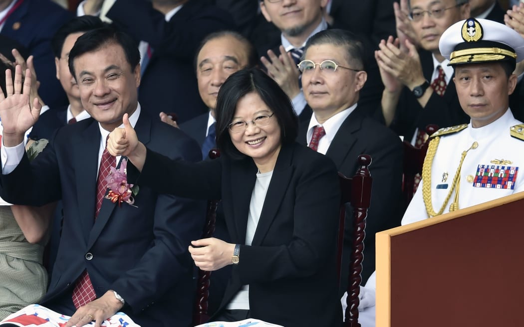 Tsai Ing-wen, 59, became Taiwan's first woman President after a landslide victory in January.