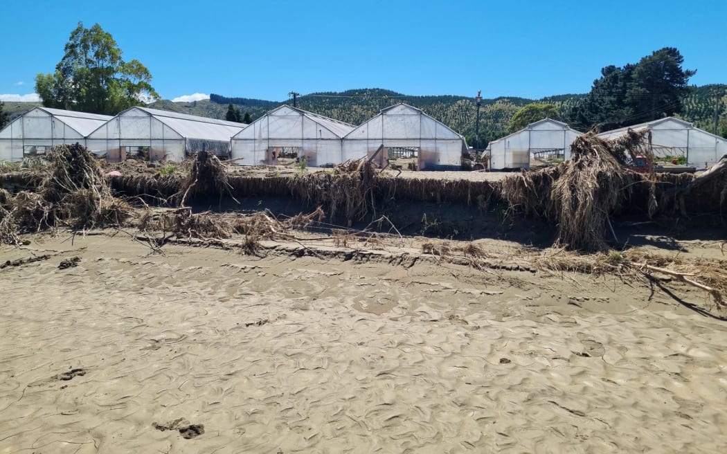 Flood damage in the Esk Valley in Hawke’s Bay.
