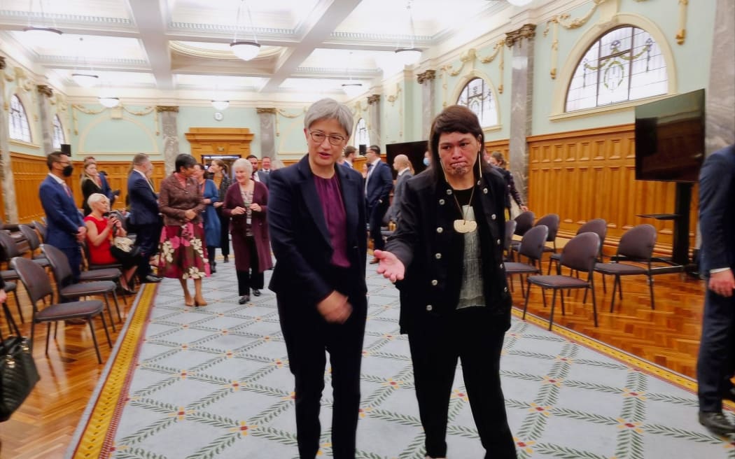 Australian Foreign Minister Penny Wong and New Zealand Minister of Foreign Affairs Nanaia Mahuta.