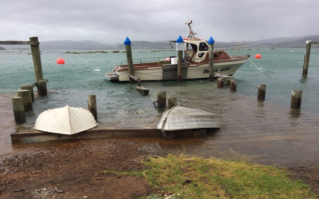 Whangapoua Wharf, north of Whitianga in Coromandel.