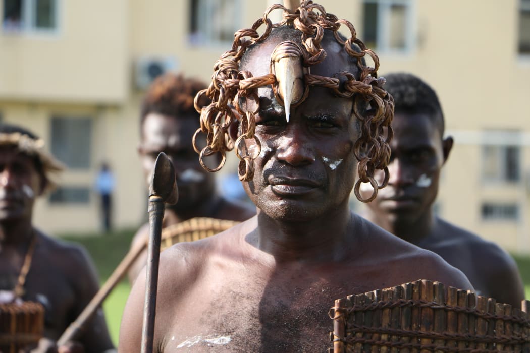 Solomon Islands RAMSI  ceremony