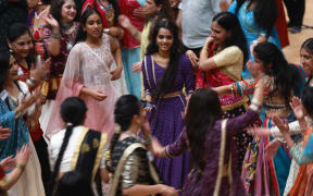 Thousands of people gathered on North Shore on the weekend for garba dancing as part of the Navratri celebration in Auckland.