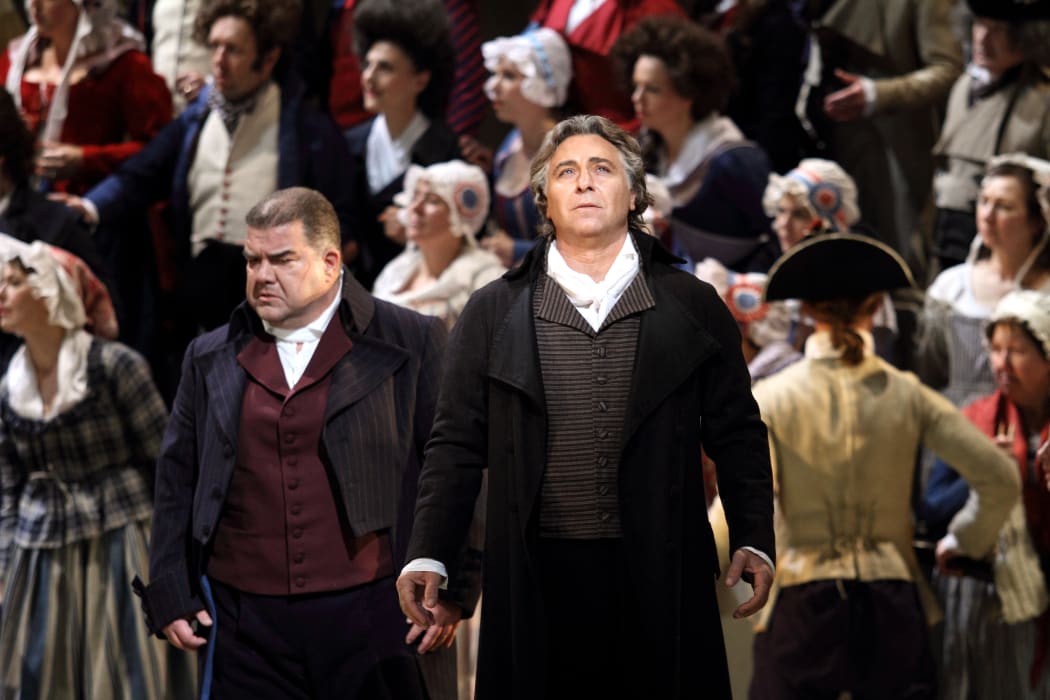 A scene from Andrea Chenier at the Royal Opera House