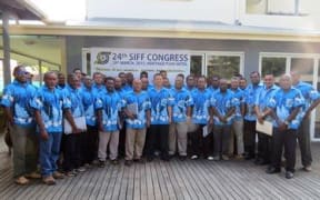President William Lai and fellow attendees of the 24th SIFF Congress in Honiara.