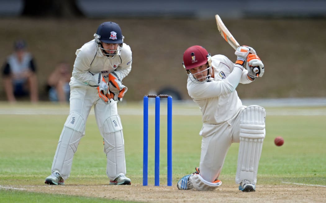 Northern Districts Test star BJ Watling in action against Central