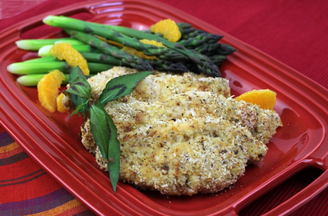 Nut-crusted Chicken