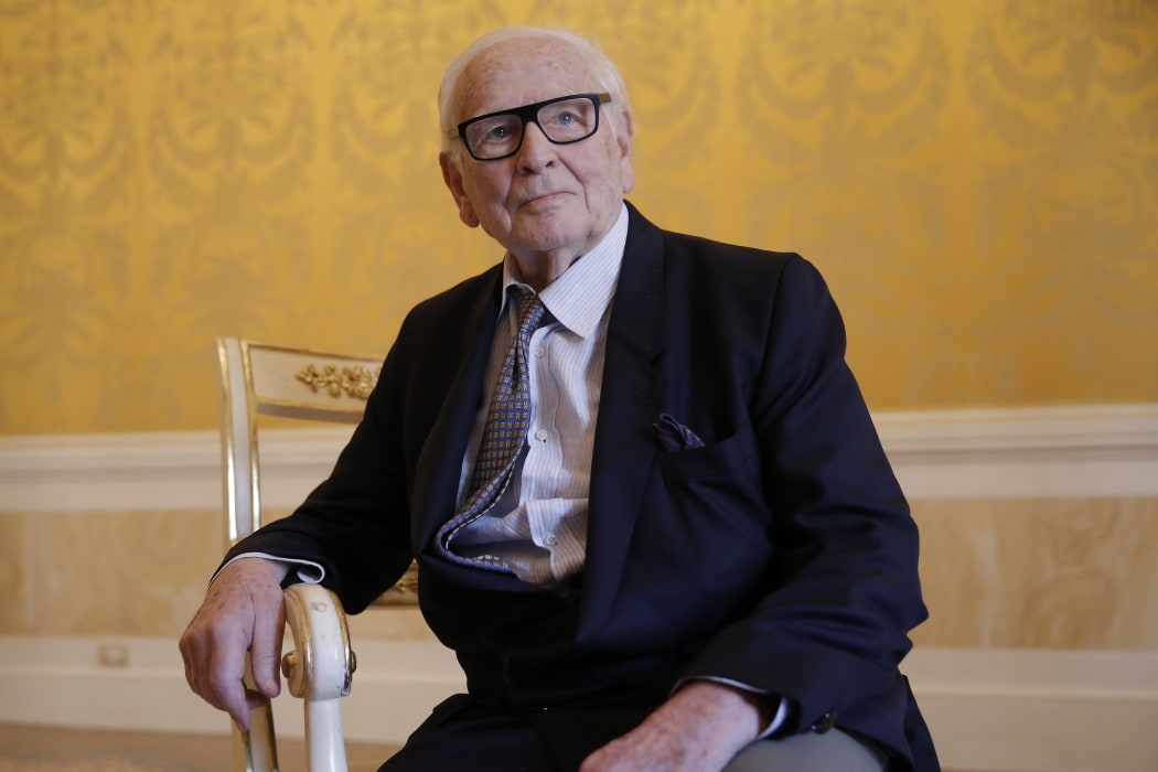 French designer Pierre Cardin in 2016.