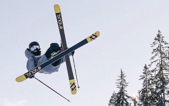 Finn Bilous in action at the Winter Youth Olympics in Norway.