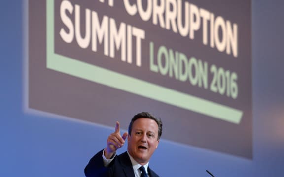 David Cameron at the Anti-Corruption Summit