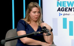 Sarah Wynn-Williams talks to the News Agents podcast in the UK, before Meta took legal action to prevent her speaking about her lid-lifting book about Facebook.