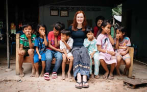 Olivia Luxon in Cambodia earlier this year