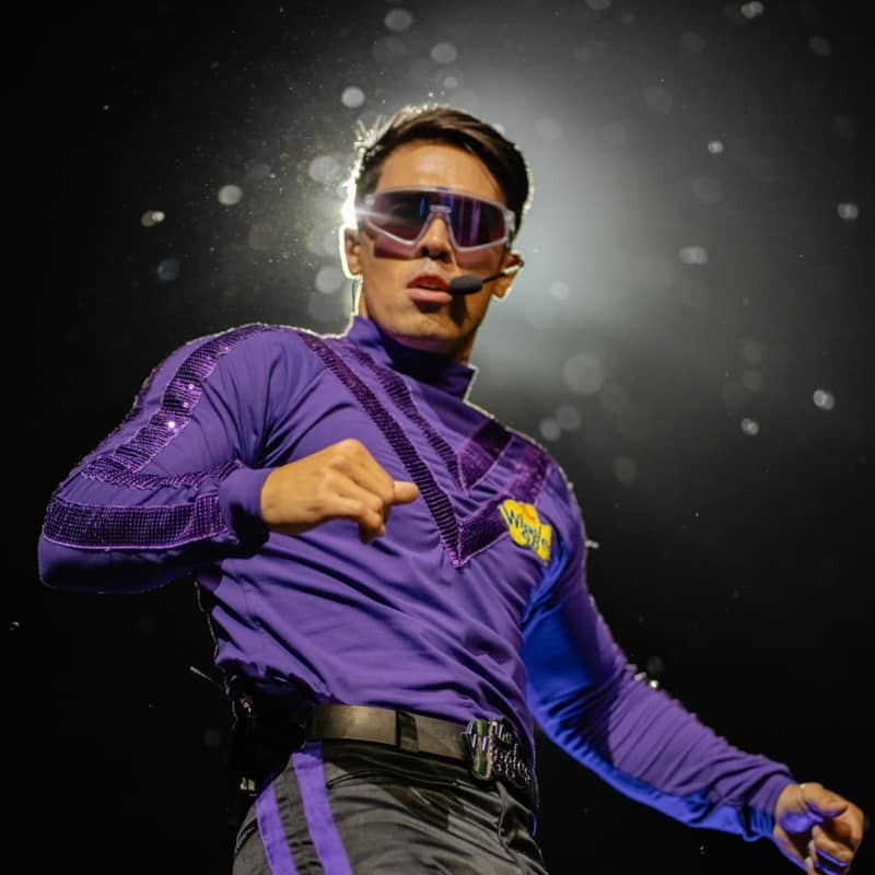 John Pearce, aka Big Strong John, is one of two Purple Wiggles in the current line-up.