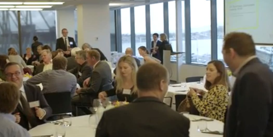 The EY awards ceremony from 2016 caprtured in a corporate video.