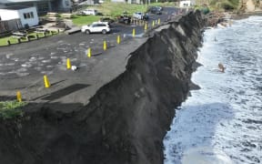 Sunset Beach Car Park in Port Waikato