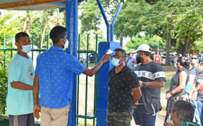 Covid-19 screening and testing underway in  Fiji.