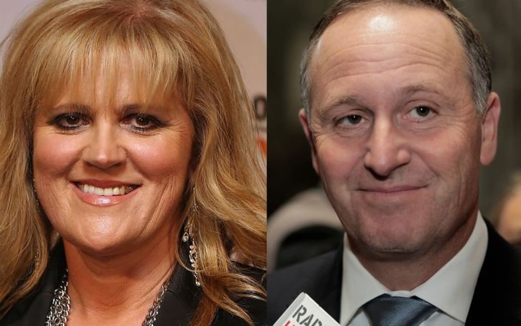 Julie Christie and John Key