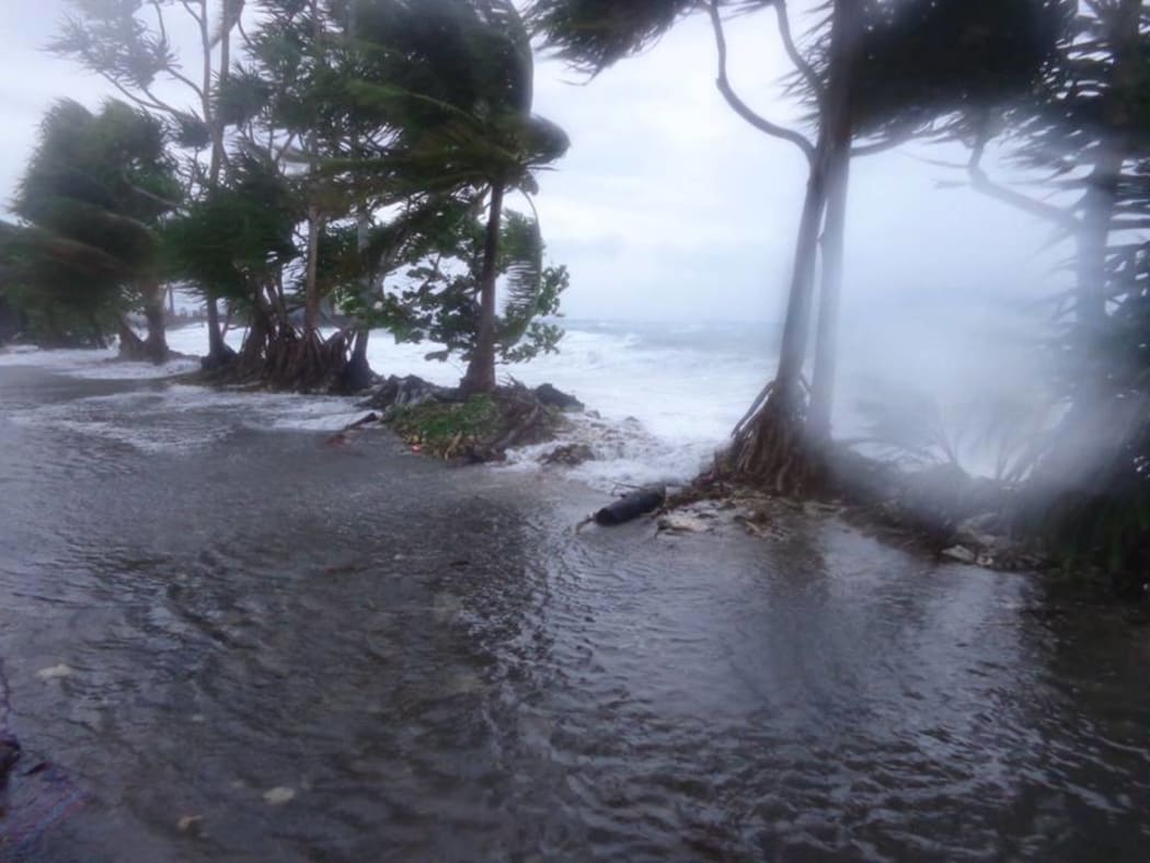 Tuvalu hit by strong winds