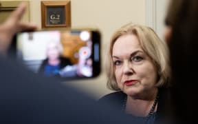 Judith Collins addresses the media as Chair of Parliament's Privileges Committee.