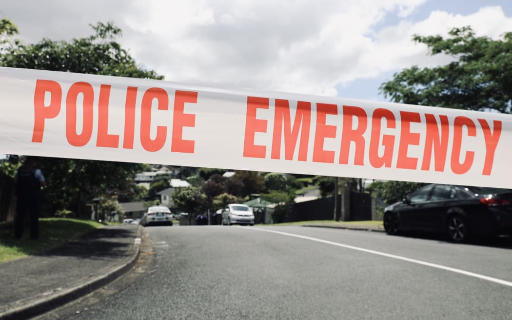 Police at Danube Lane, Glen Eden after reports of shots fired.