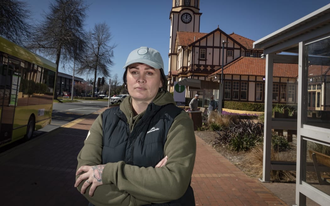 Tashita Morey’s daughter was attacked at the bus stop on Arawa St.
