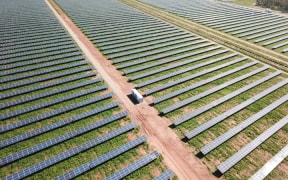 Building begins on NZ's largest solar farm in Canterbury | RNZ News