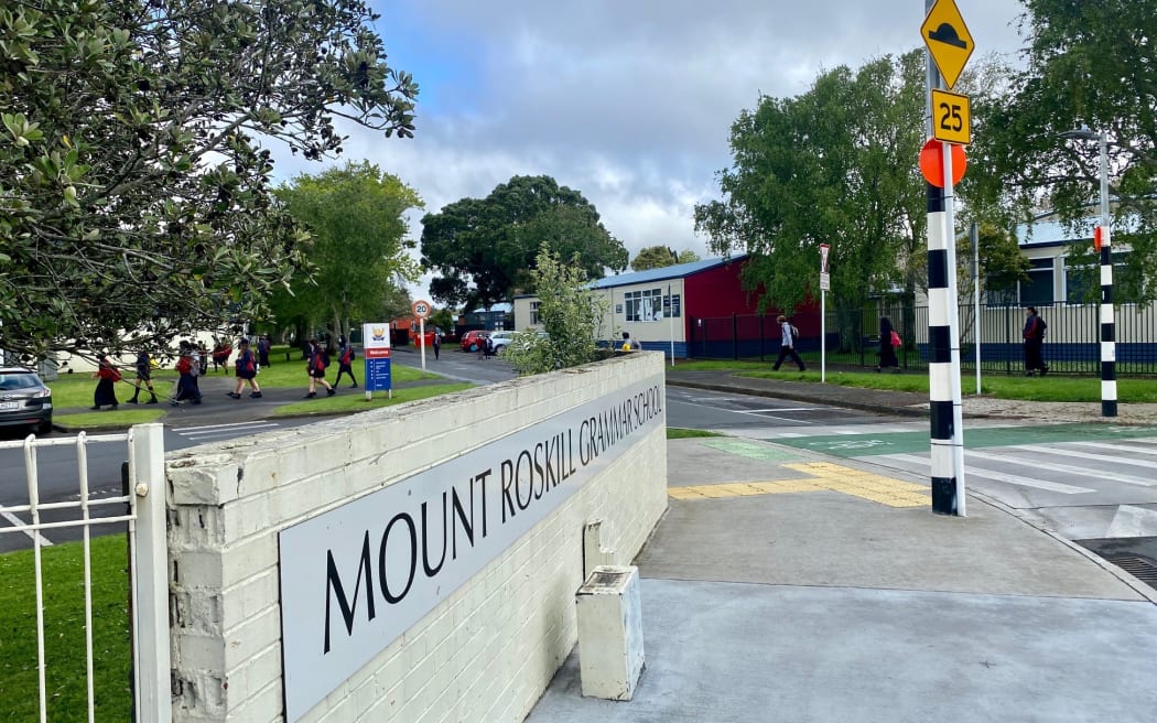 Senior pupils return to Mount Roskill Grammar School after ten weeks in lockdown.