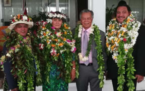George Maggie, Rose Toki Brown, Henry Puna and Robert Tapaitau.
