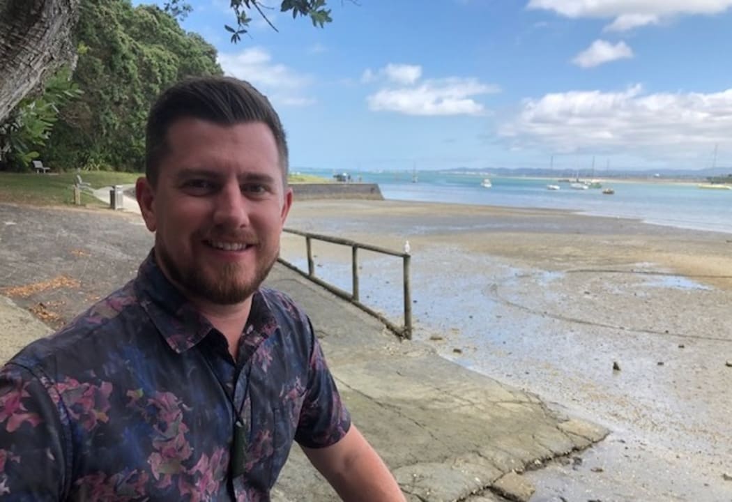 The chair of Auckland Council's environment committee Richard Hills at Beach Haven beach.